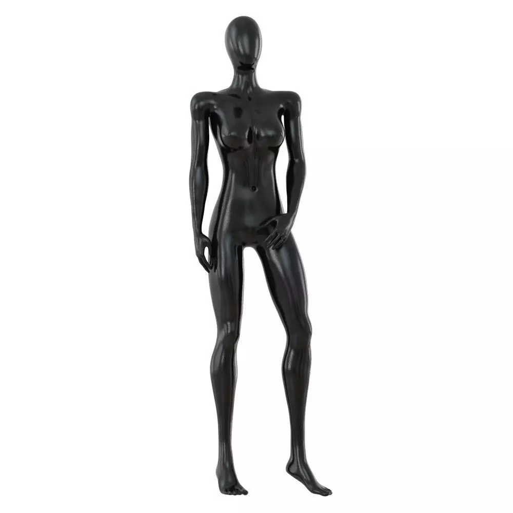 Female faceless plastic mannequin 96 3D model