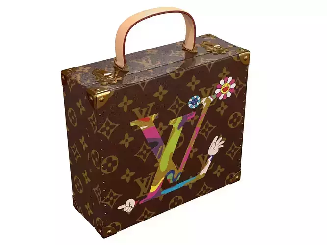 Louis Vuitton Takashi Murakami Jewelly Box Low-poly 3D model