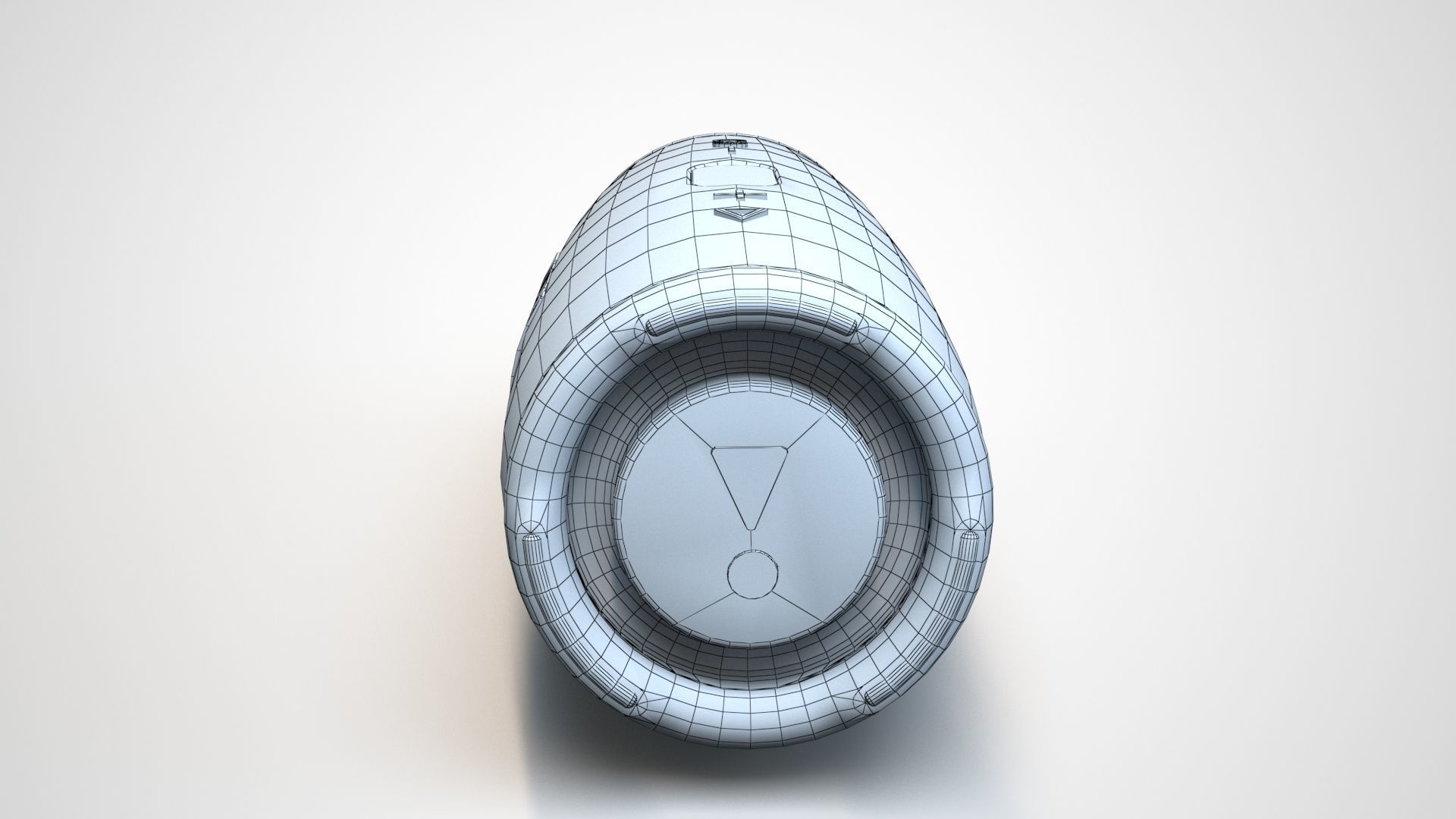 JBL Charge 5 Blue Low-poly 3D model_9