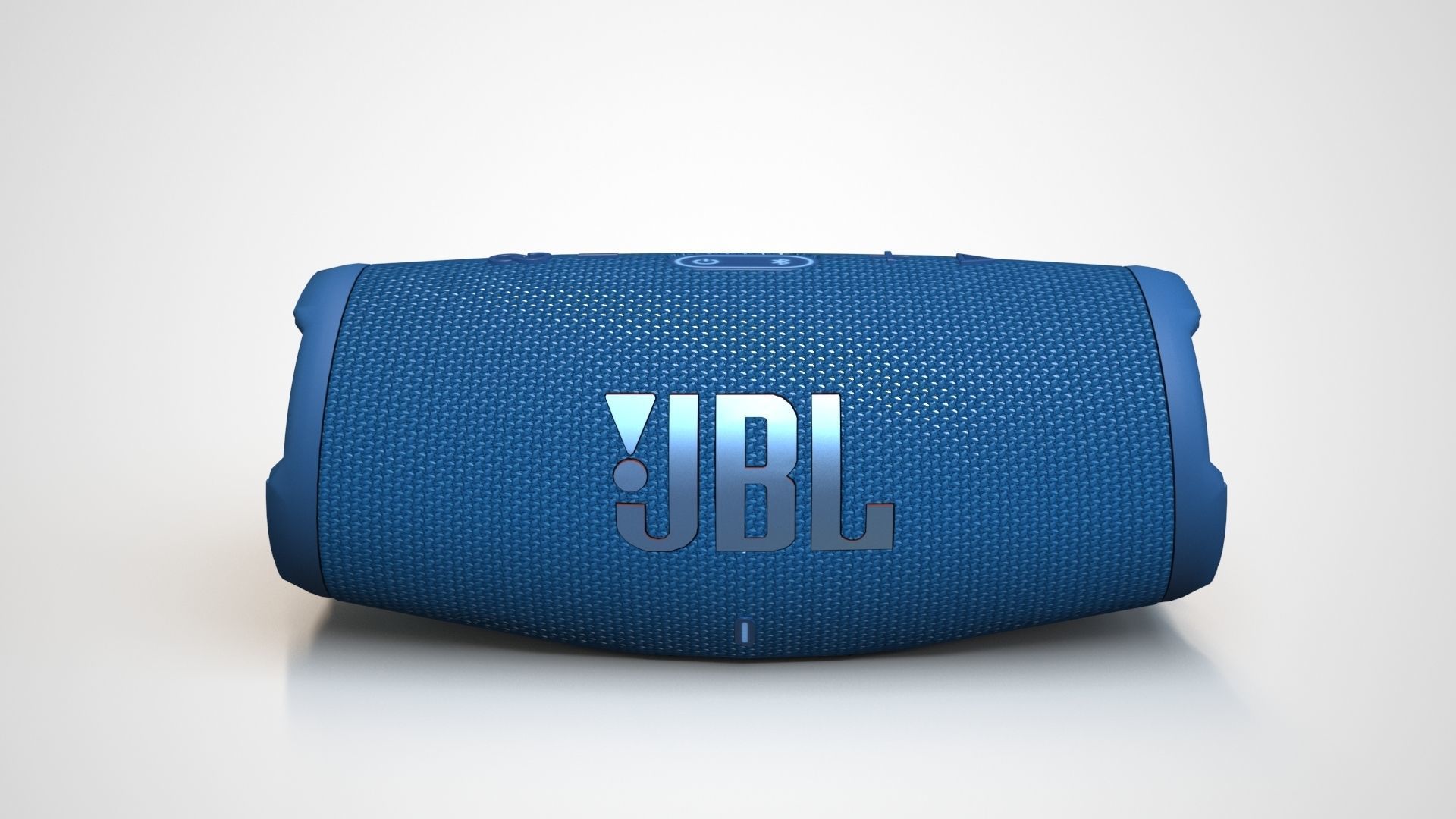 JBL Charge 5 Blue Low-poly 3D model_1