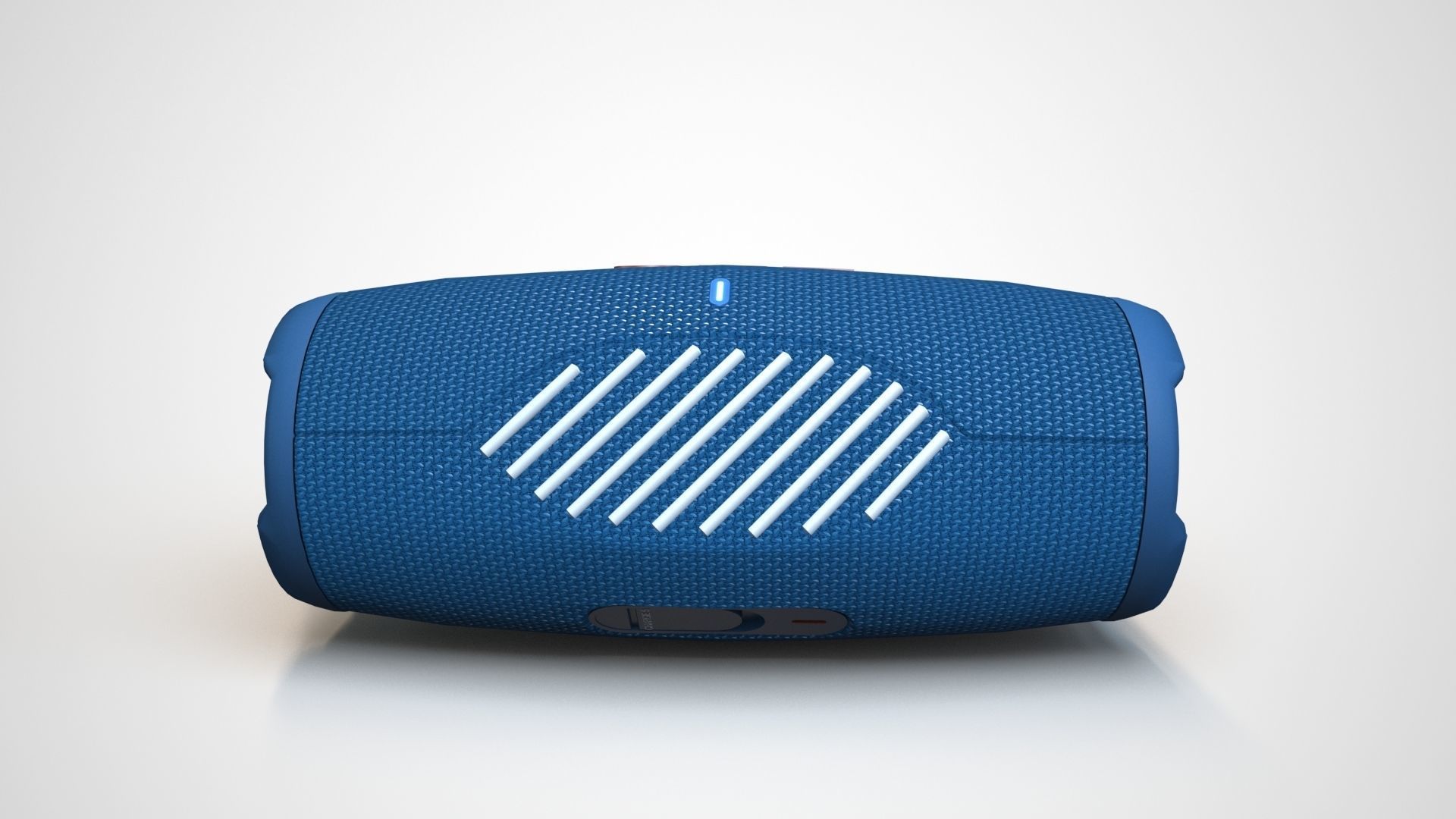 JBL Charge 5 Blue Low-poly 3D model_7