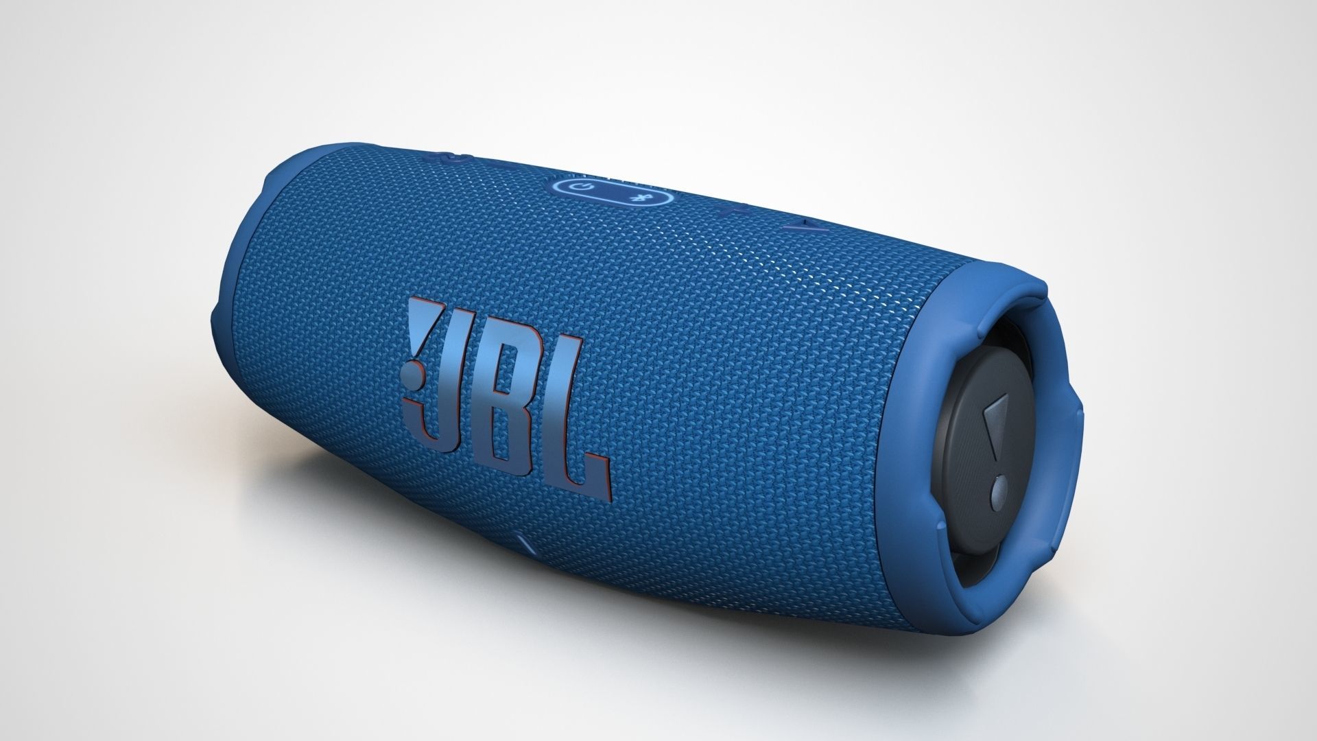 JBL Charge 5 Blue Low-poly 3D model_4