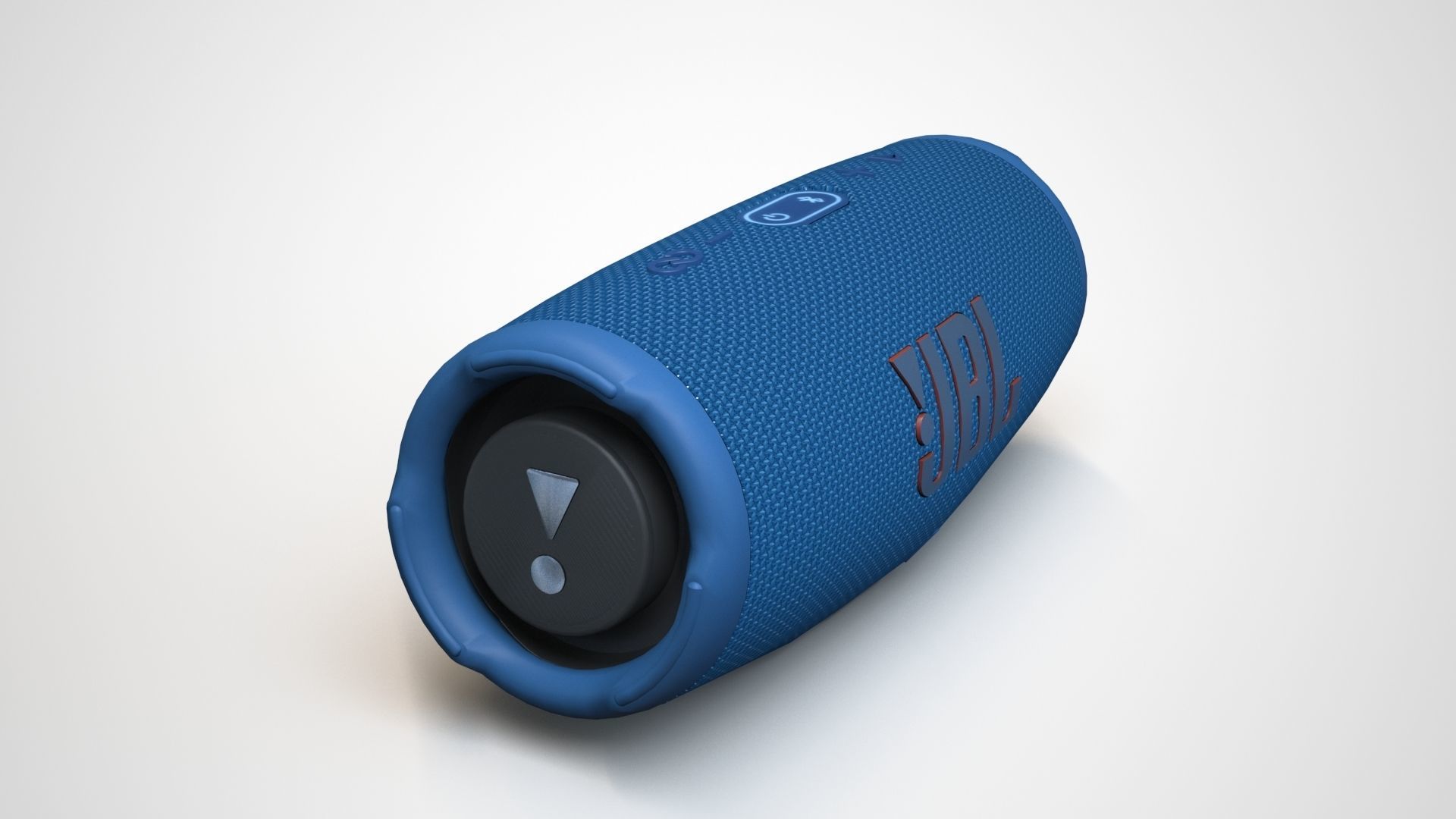 JBL Charge 5 Blue Low-poly 3D model_3