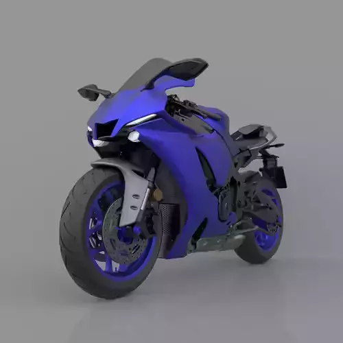 Yamaha YZF R1 2020 3D Model Ready to Print STL File 3D print model