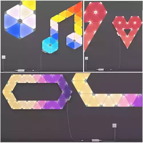 Nano leaf Light Panel 3D model