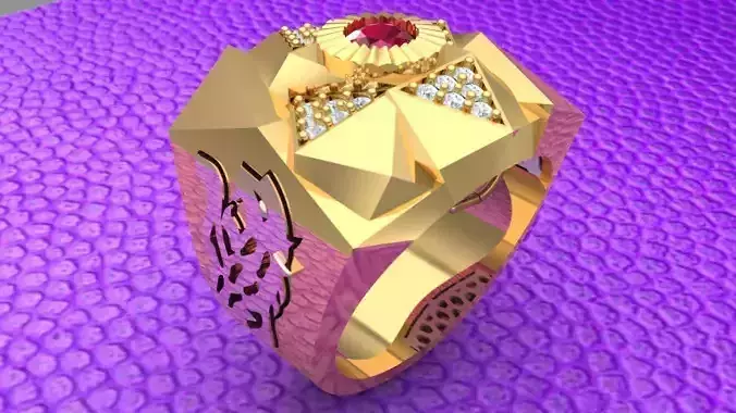 Tiger rings - Mens rings - N97