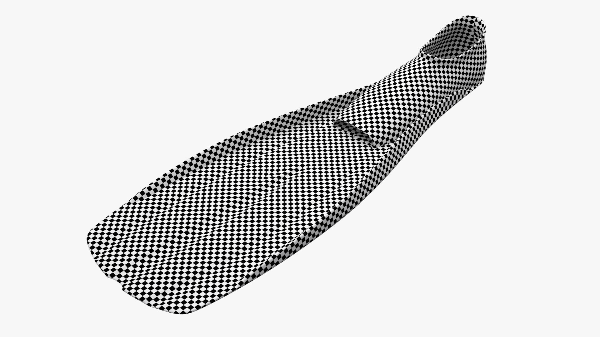 Flippers PBR pair of diving fins Low-poly 3D model_11