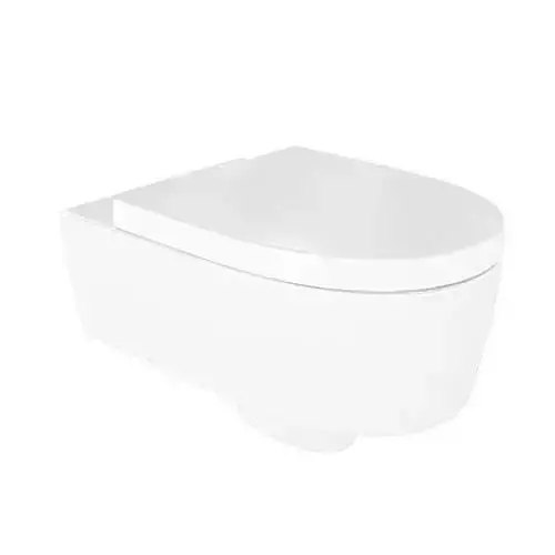 Round White Toilet Bowl