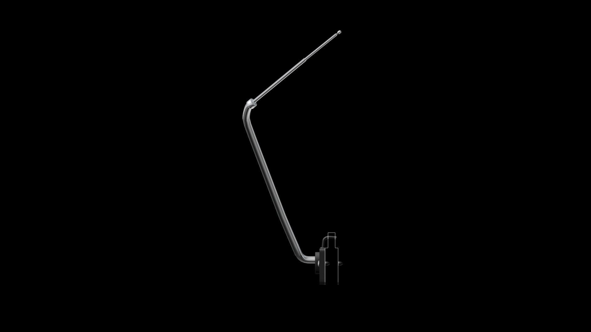 Vintage lowrider  accessory Rabbit Ears antenna  3D model_1