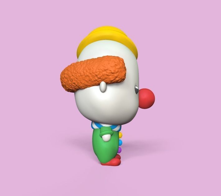 Cute Clown 3D print model_1