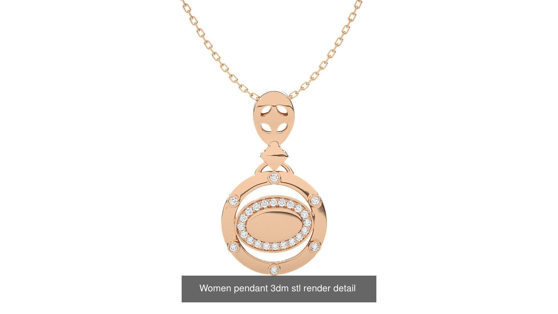 73 Women Italian Pendant 3dm stl renders Bulk Collection _65
