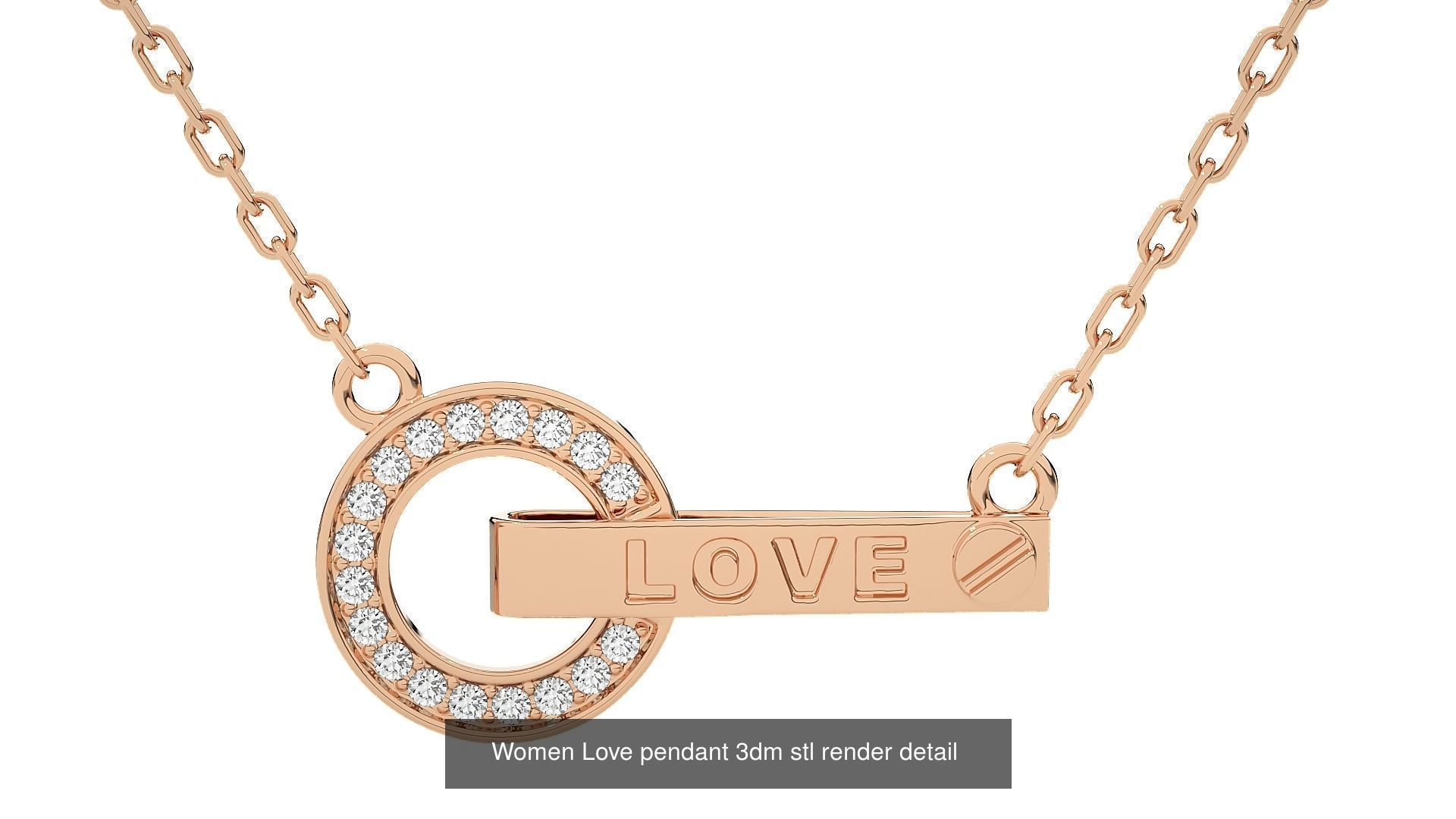 73 Women Italian Pendant 3dm stl renders Bulk Collection _83