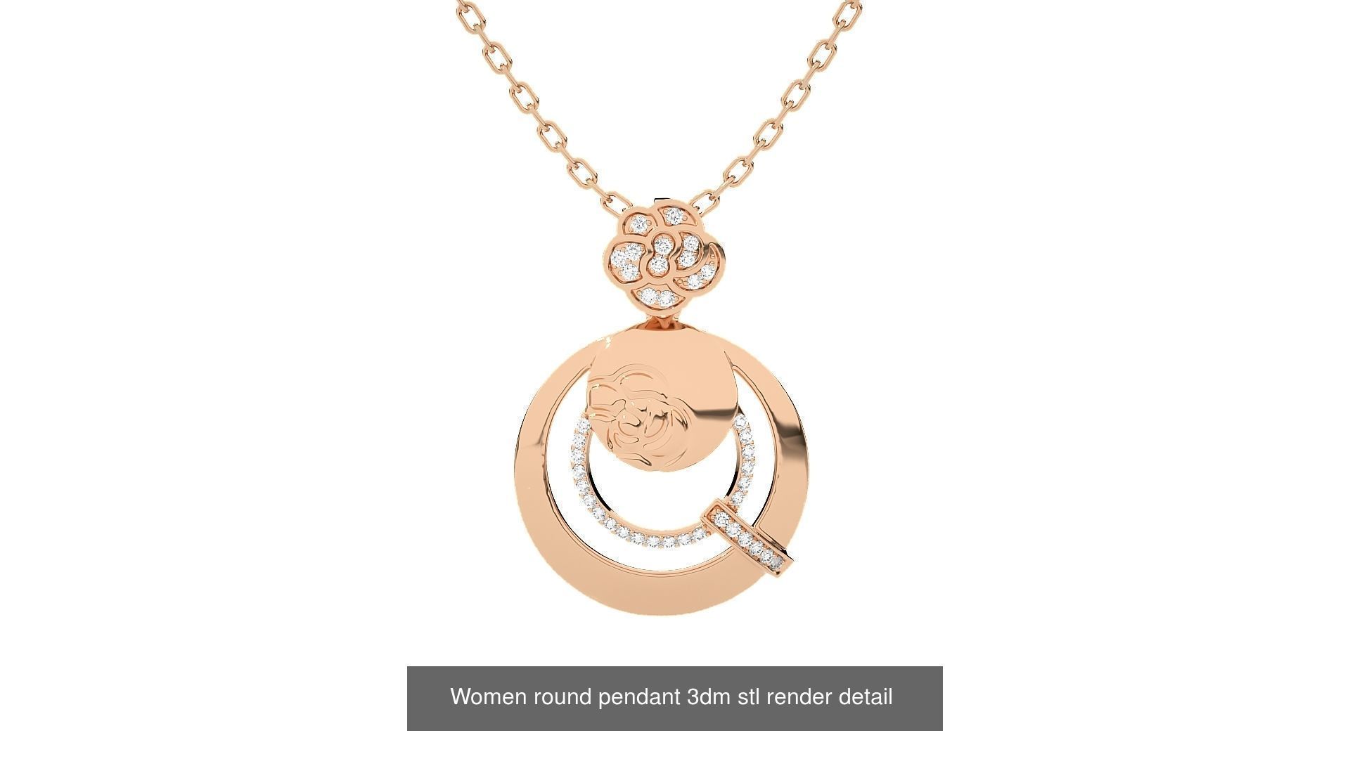 73 Women Italian Pendant 3dm stl renders Bulk Collection _81