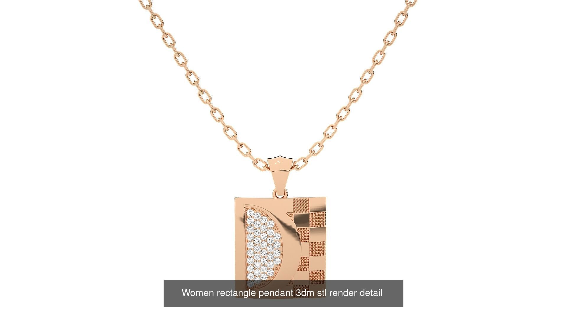 73 Women Italian Pendant 3dm stl renders Bulk Collection _76