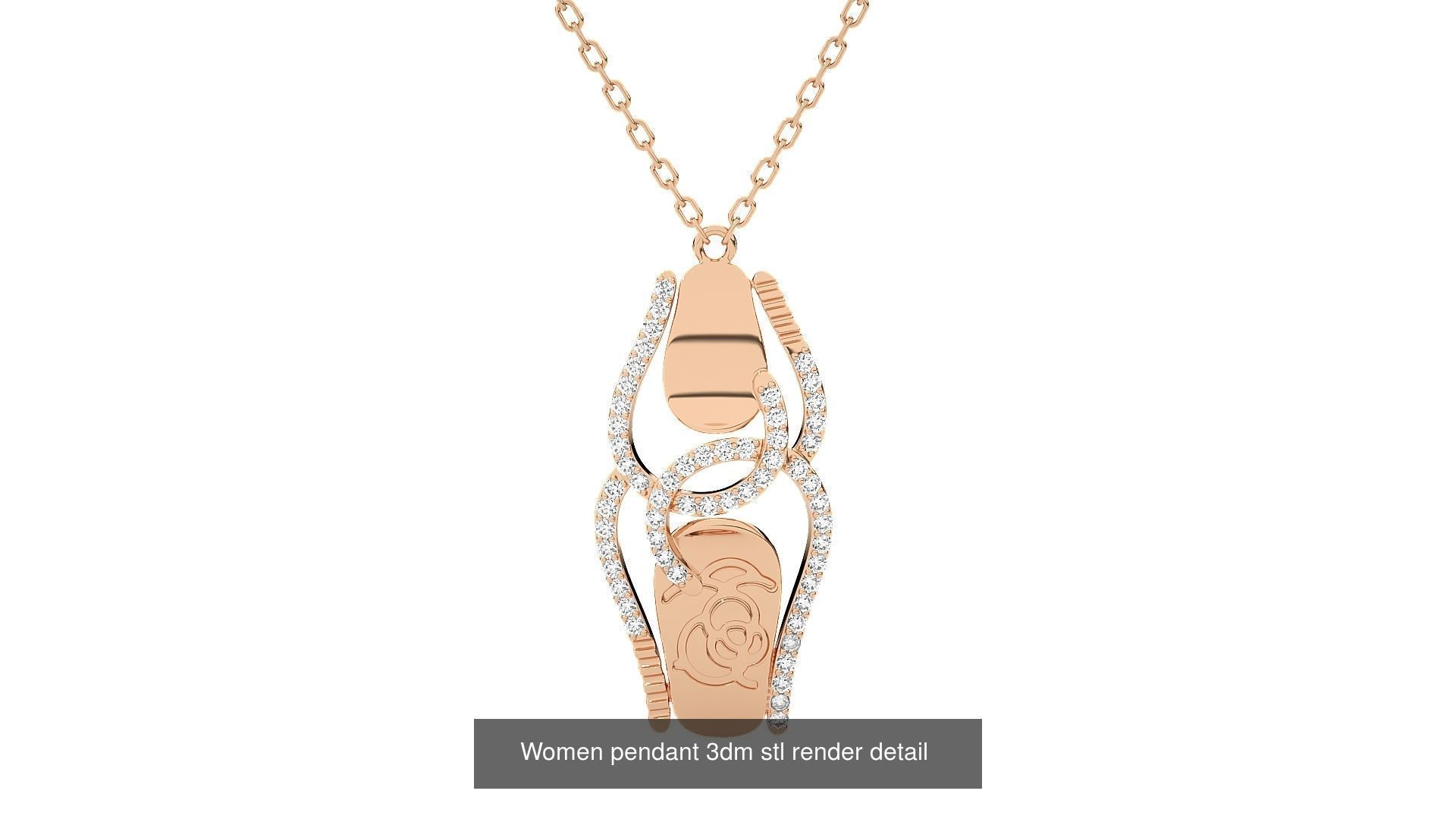73 Women Italian Pendant 3dm stl renders Bulk Collection _98