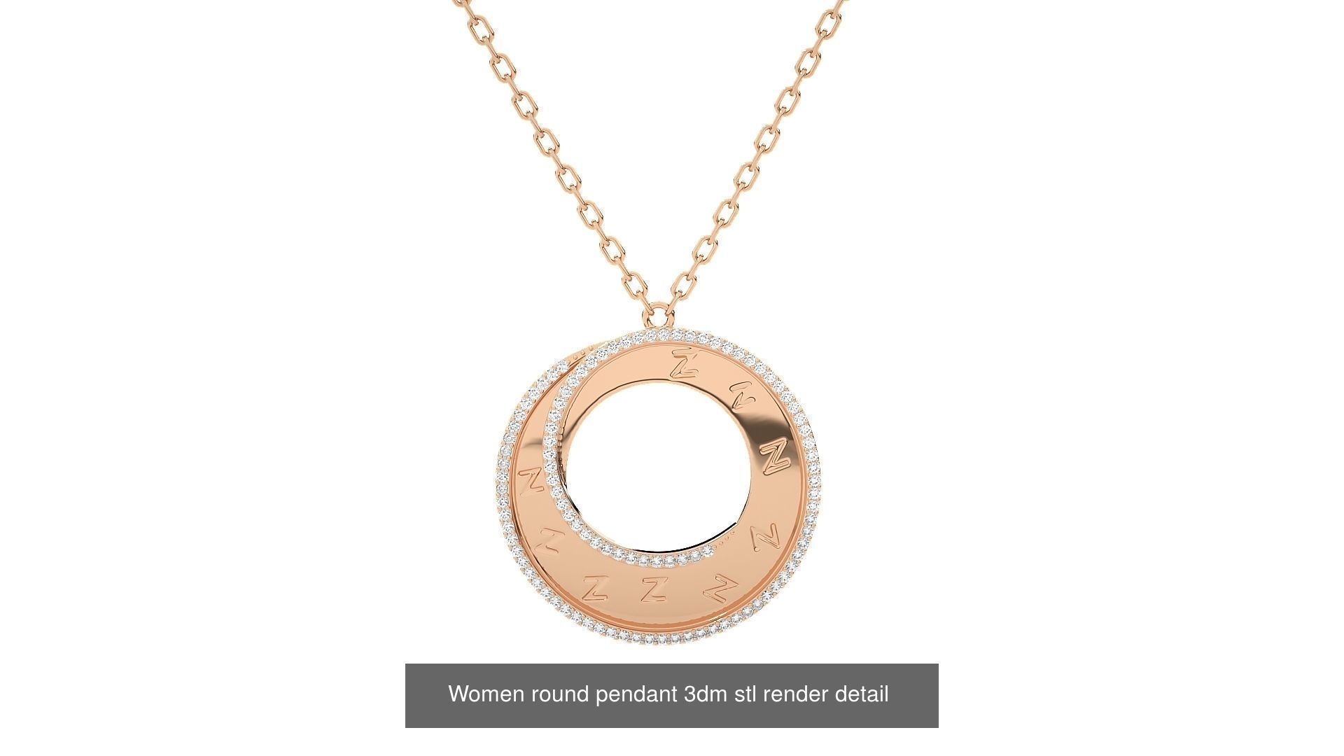 73 Women Italian Pendant 3dm stl renders Bulk Collection _66