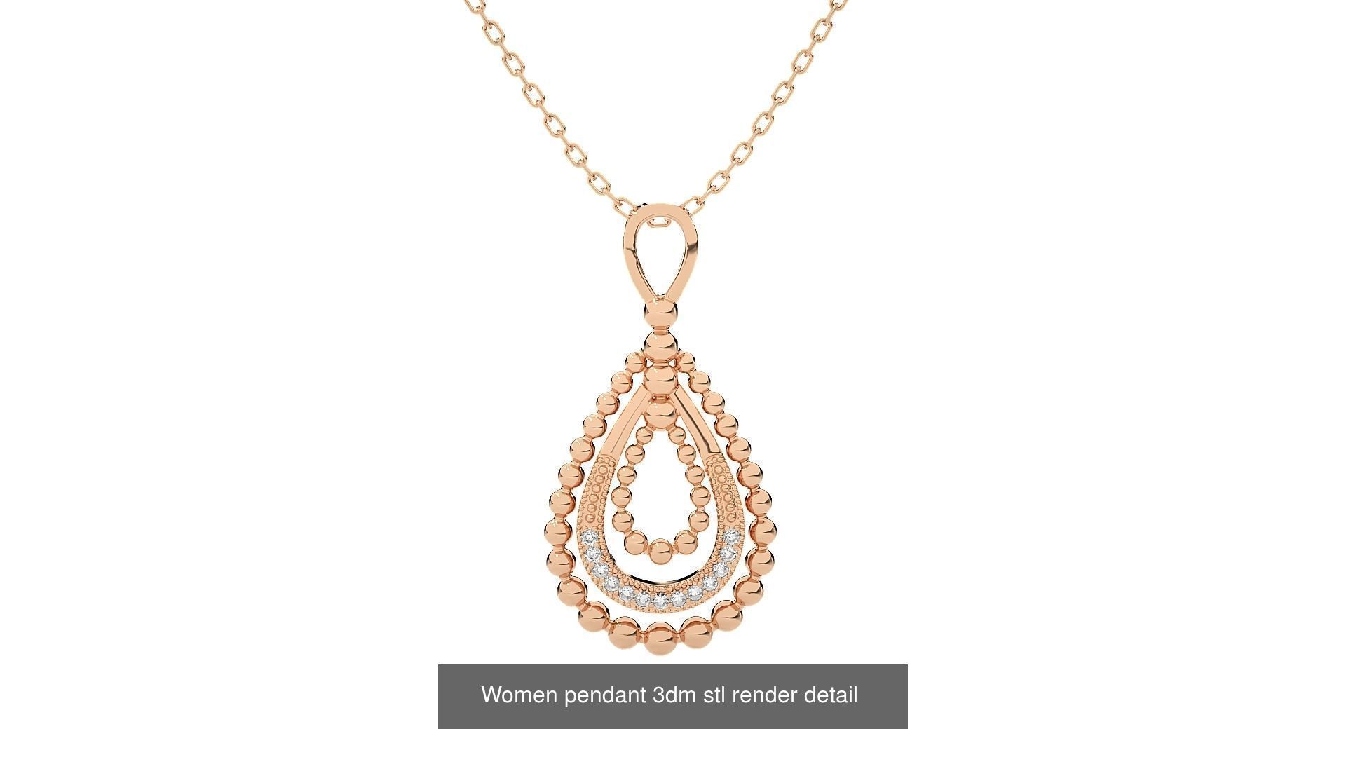 73 Women Italian Pendant 3dm stl renders Bulk Collection _60