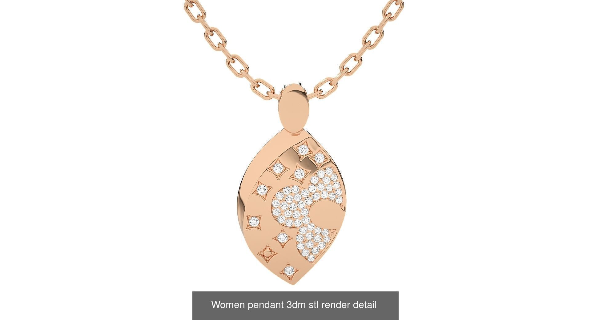 73 Women Italian Pendant 3dm stl renders Bulk Collection _58