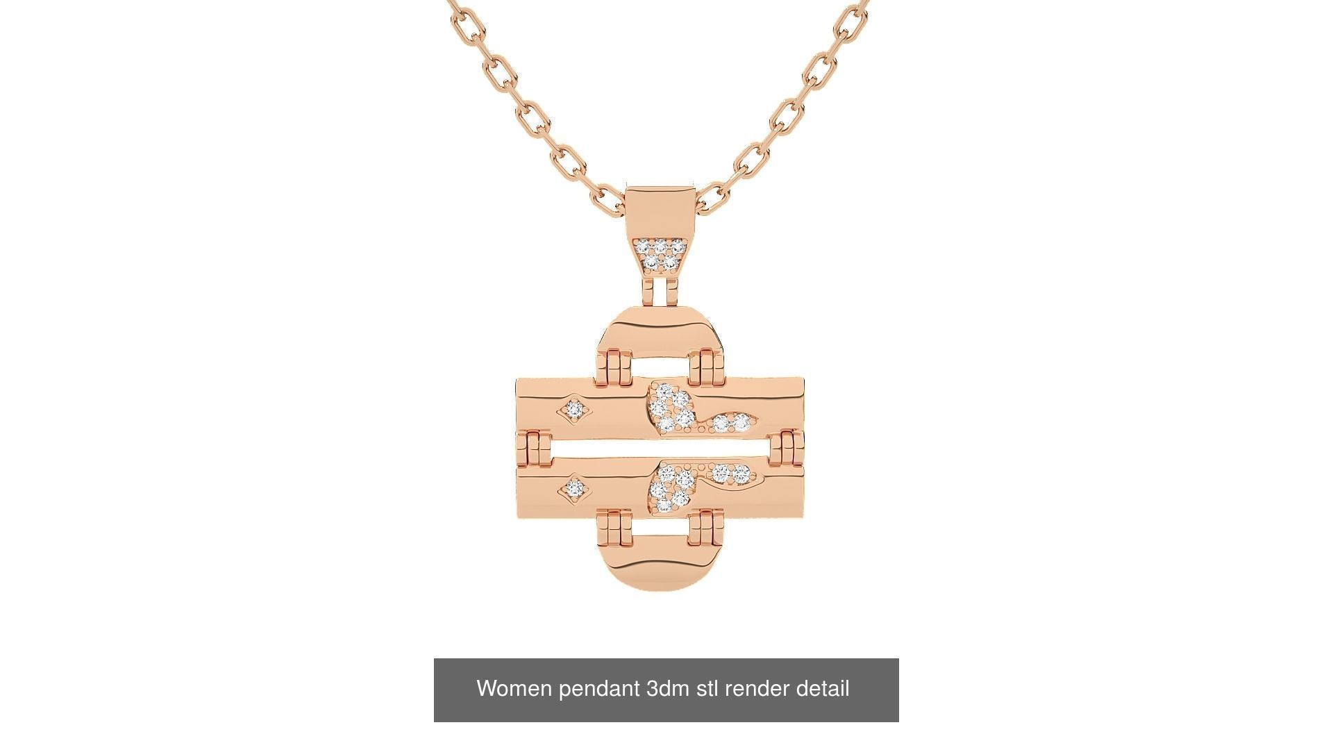 73 Women Italian Pendant 3dm stl renders Bulk Collection _54