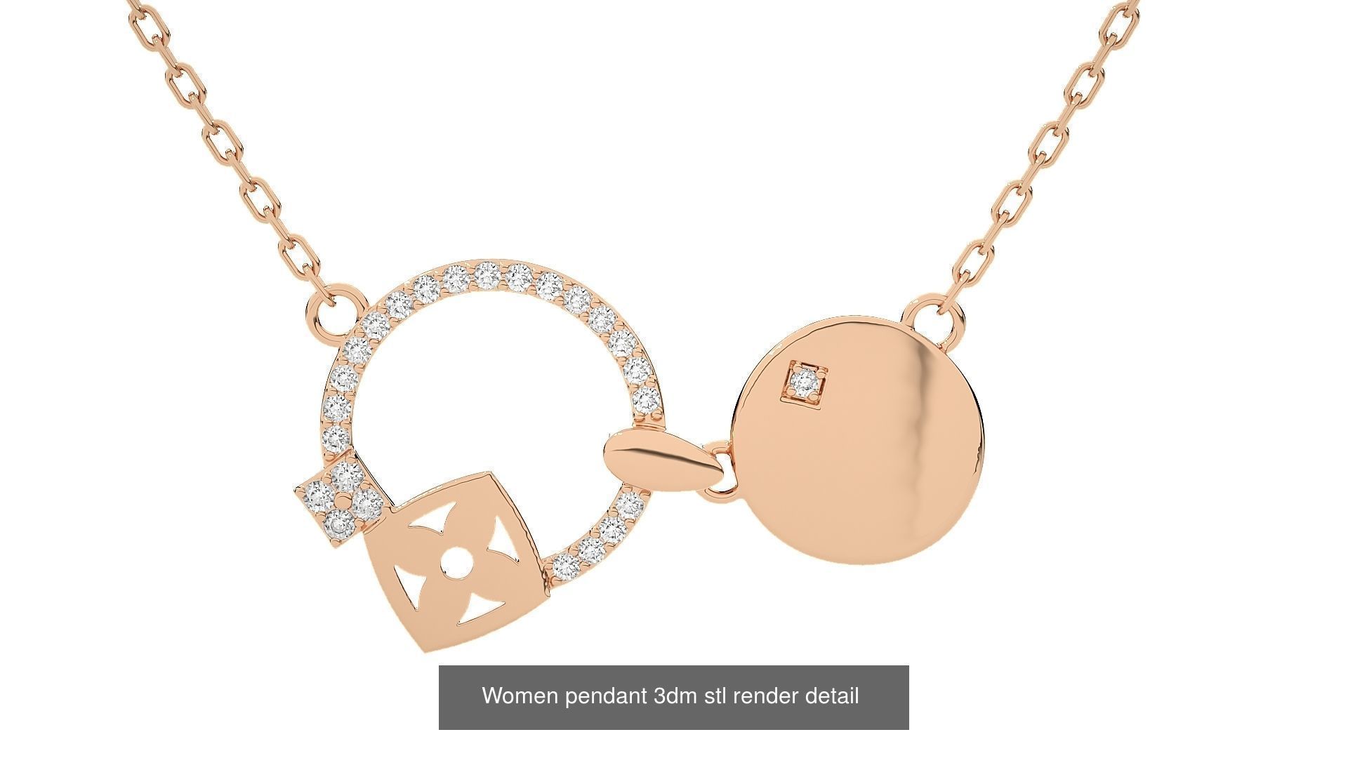 73 Women Italian Pendant 3dm stl renders Bulk Collection _95
