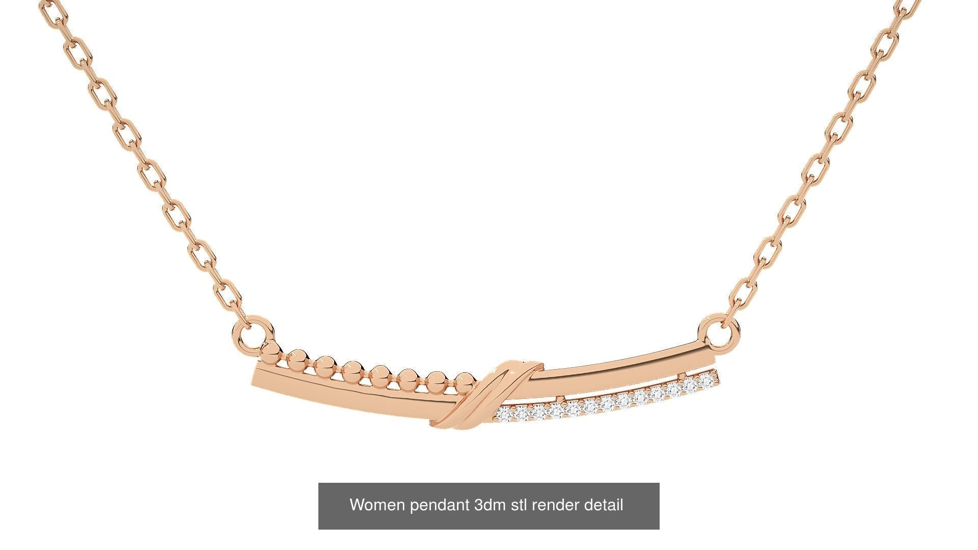 73 Women Italian Pendant 3dm stl renders Bulk Collection _105