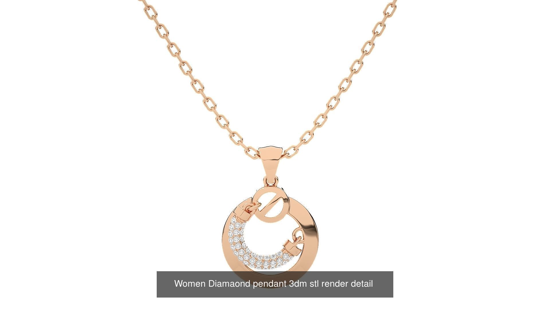 73 Women Italian Pendant 3dm stl renders Bulk Collection _38