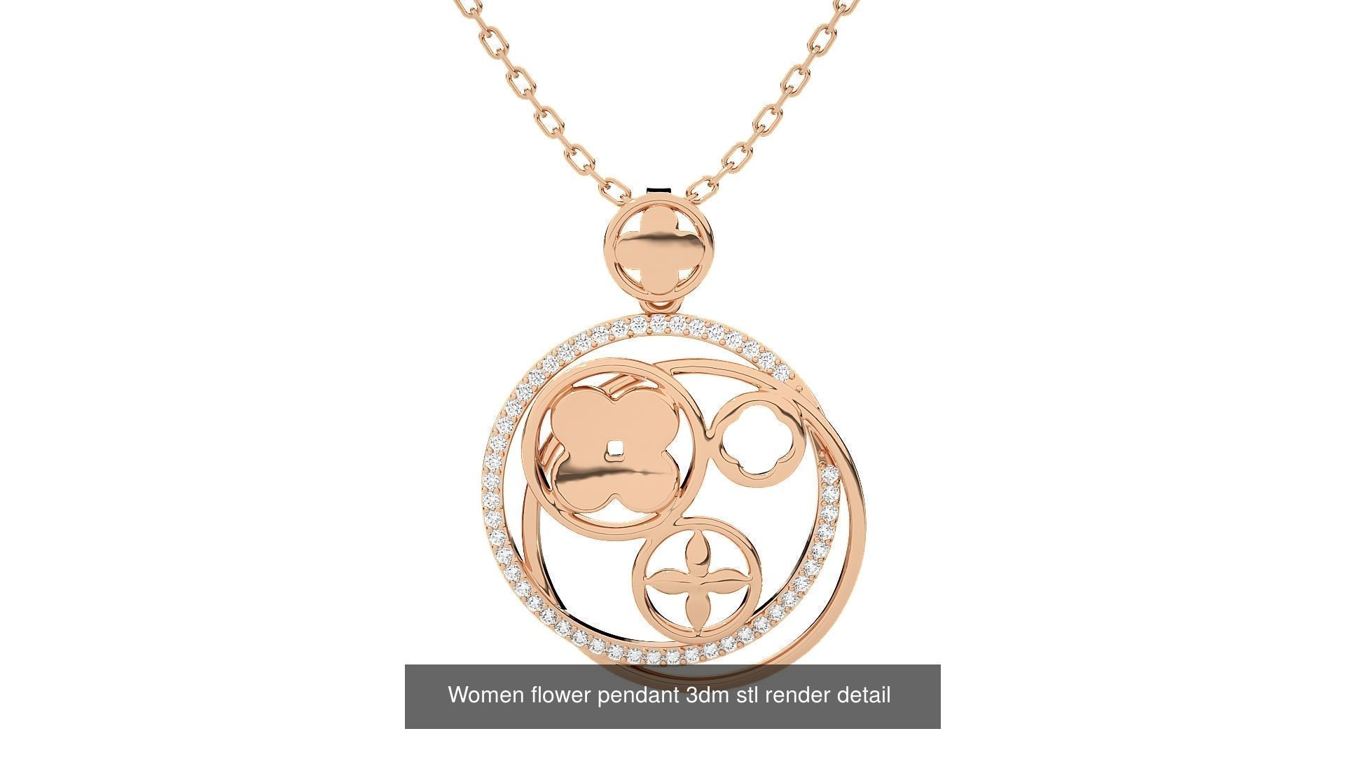 73 Women Italian Pendant 3dm stl renders Bulk Collection _92