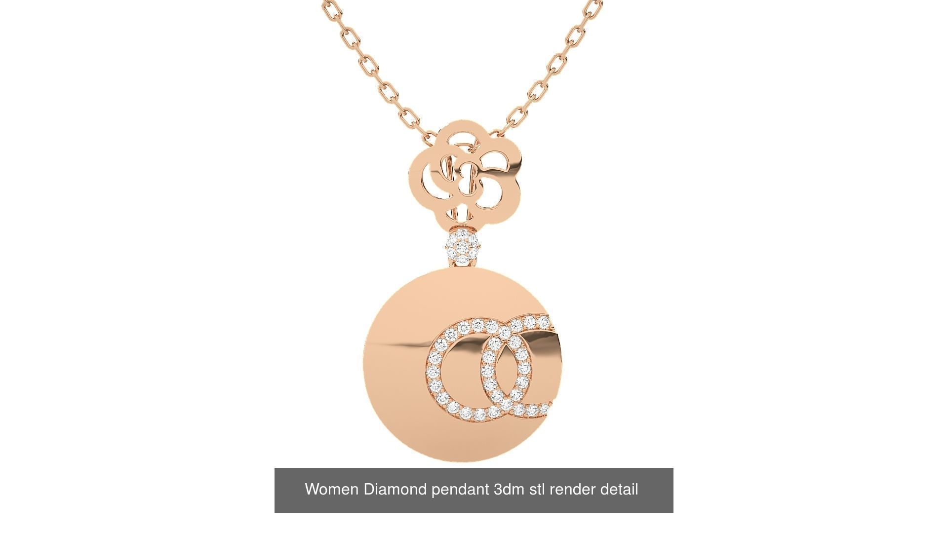 73 Women Italian Pendant 3dm stl renders Bulk Collection _101