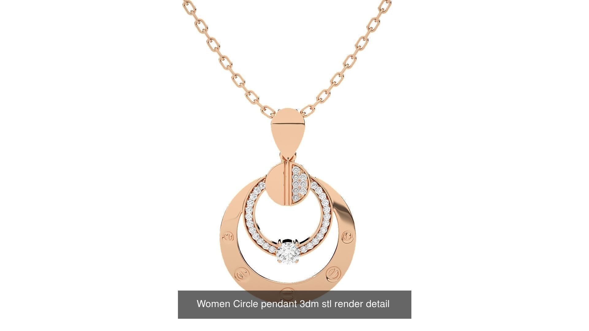 73 Women Italian Pendant 3dm stl renders Bulk Collection _72