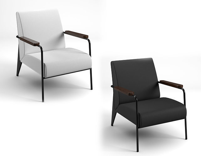 Fauteuil de SalonJean Prouve 3D model
