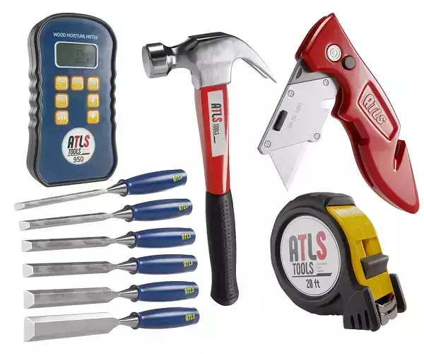 Carpentry and Woodworking Tools Pack 3D Model Collection