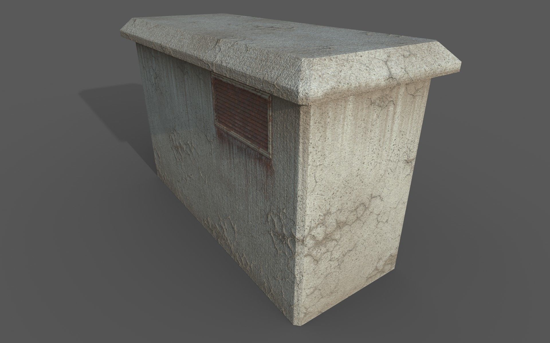 Old Transformer  Box Low-poly PBR Game Ready 3D Model Low-poly 3D model_12