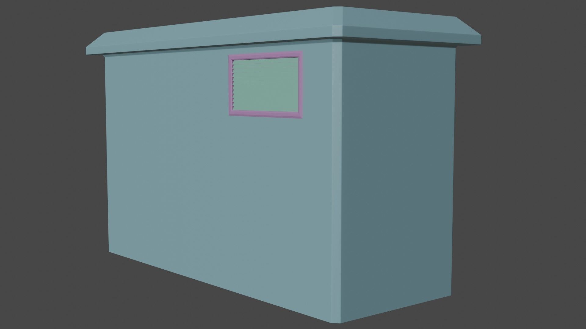 Old Transformer  Box Low-poly PBR Game Ready 3D Model Low-poly 3D model_16