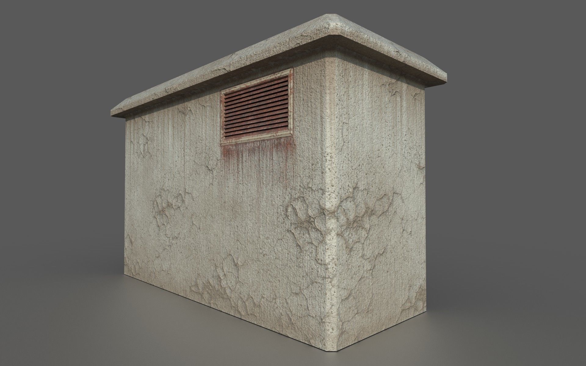 Old Transformer  Box Low-poly PBR Game Ready 3D Model Low-poly 3D model_8