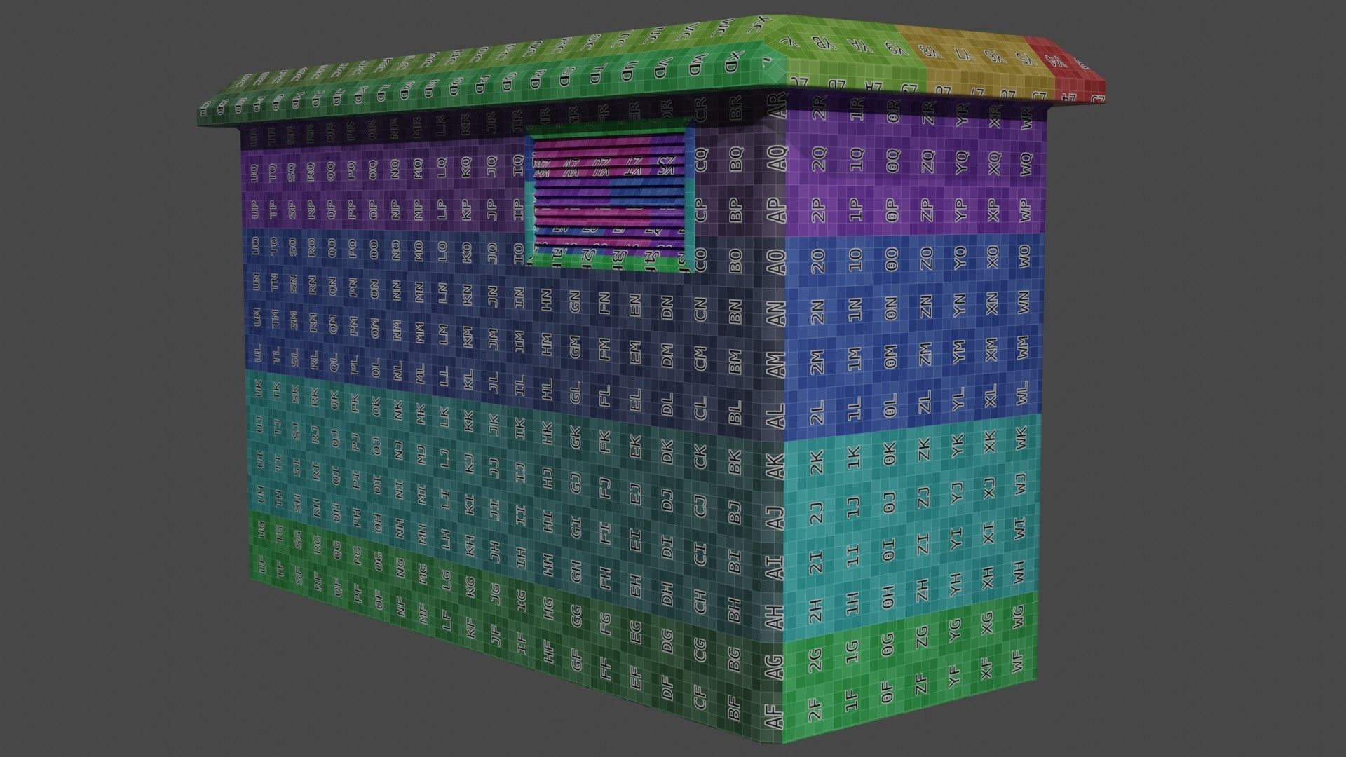 Old Transformer  Box Low-poly PBR Game Ready 3D Model Low-poly 3D model_14