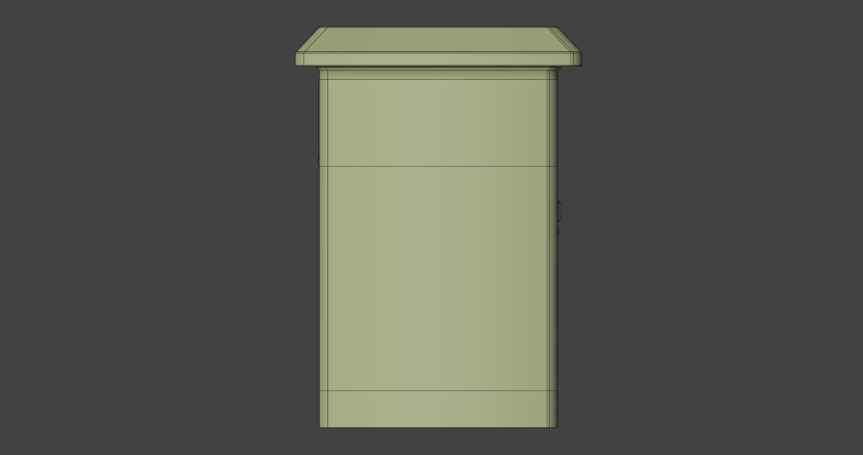 Old Transformer  Box Low-poly PBR Game Ready 3D Model Low-poly 3D model_20