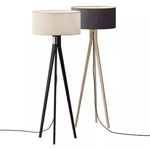 Folk Tripod Floor Lamp