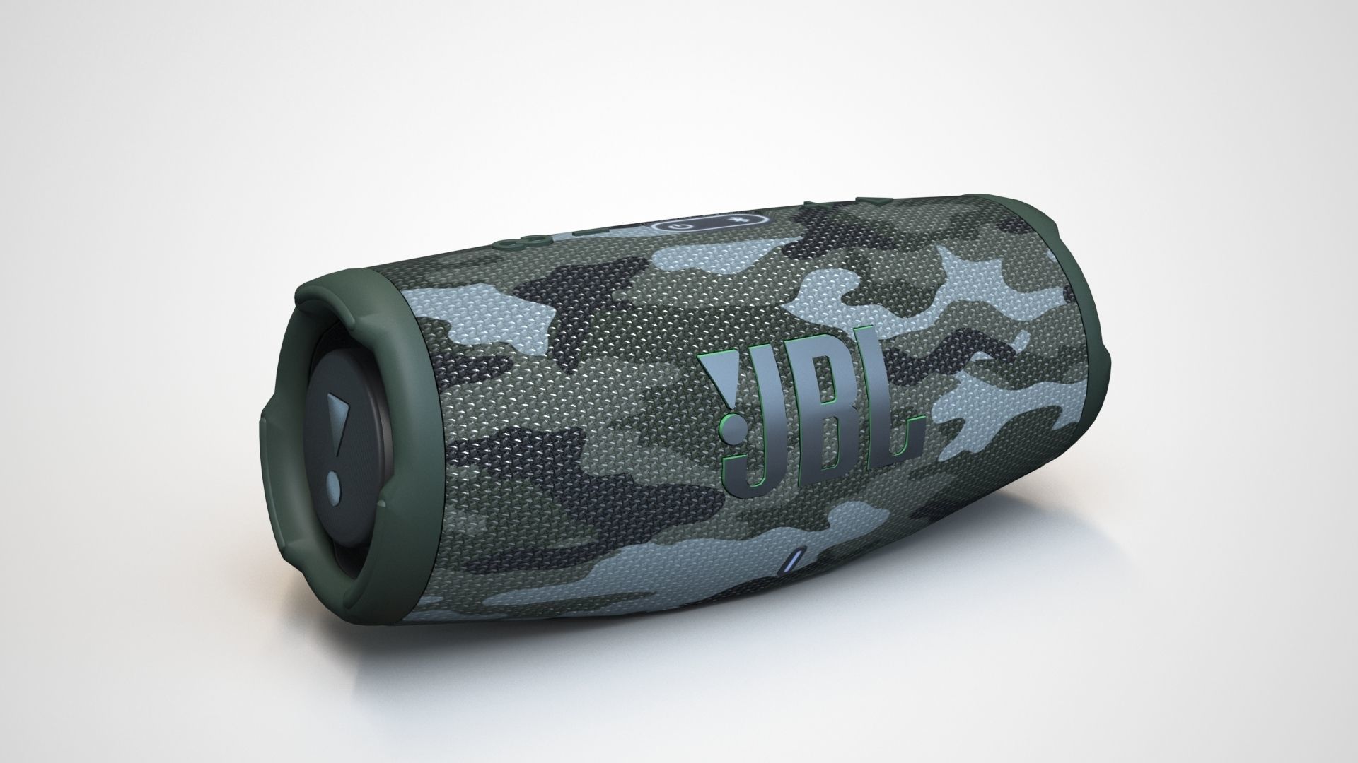 JBL Charge 5 Green Low-poly 3D model_2
