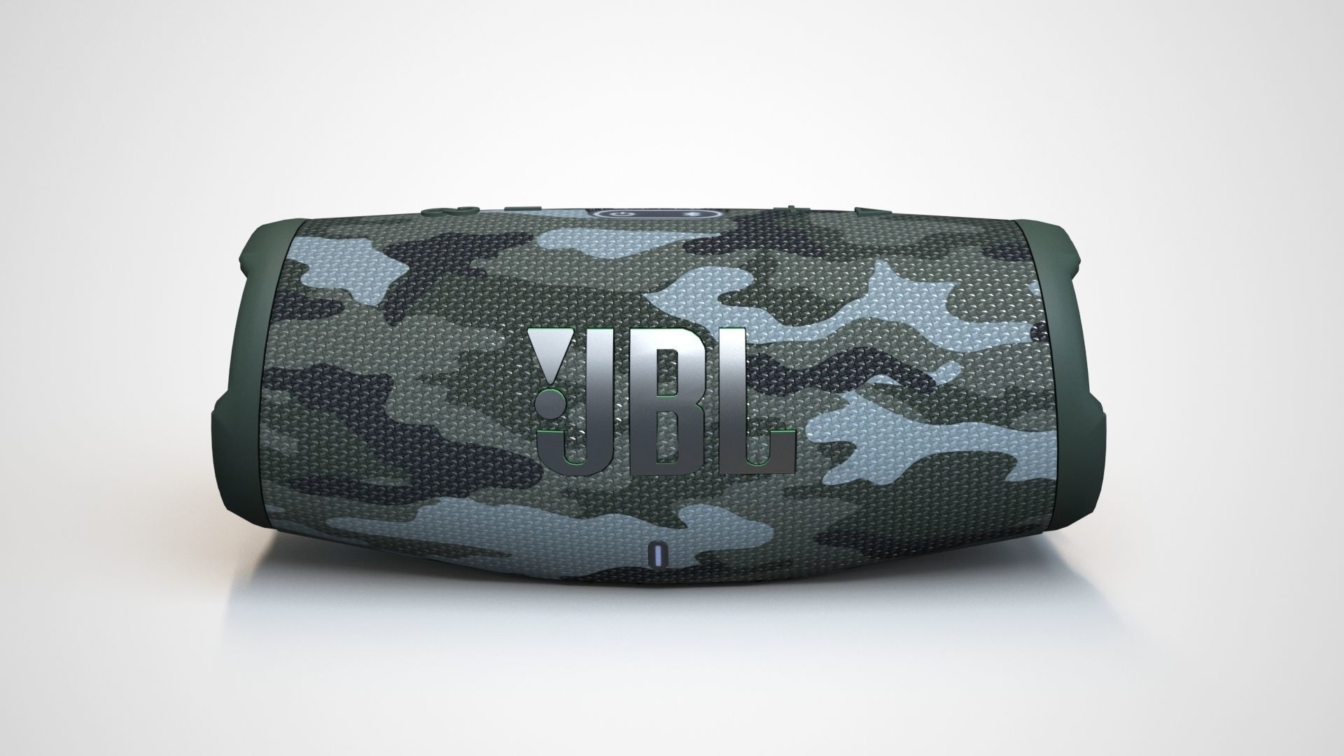 JBL Charge 5 Green Low-poly 3D model_5