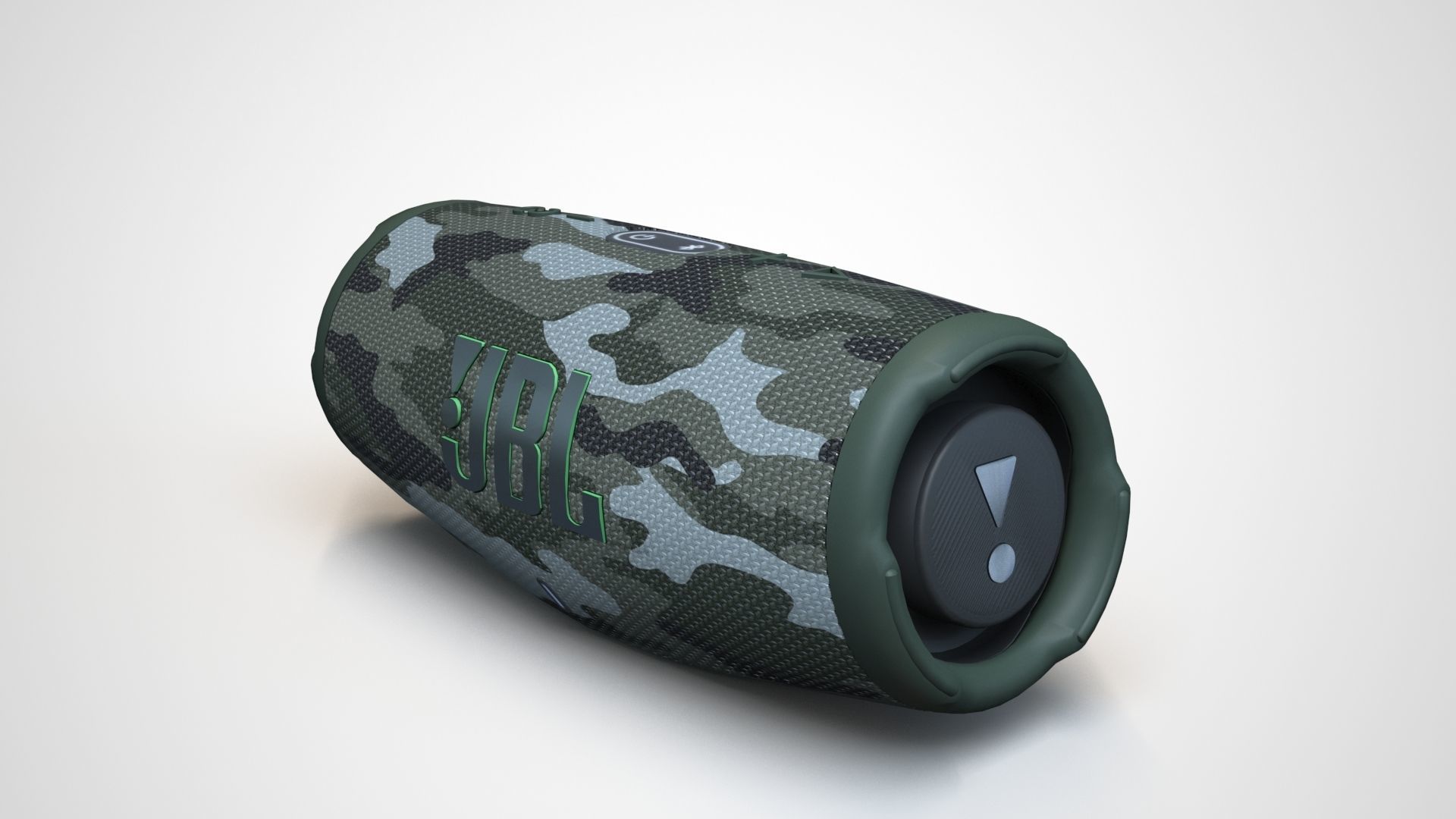JBL Charge 5 Green Low-poly 3D model_1