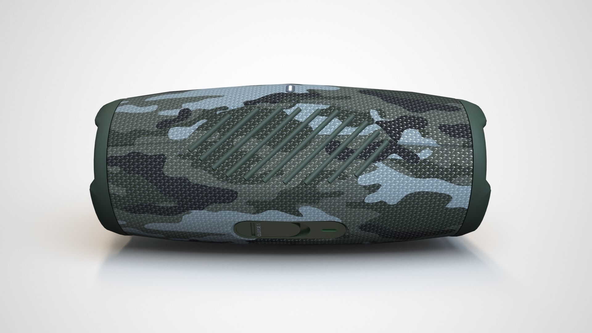 JBL Charge 5 Green Low-poly 3D model_6