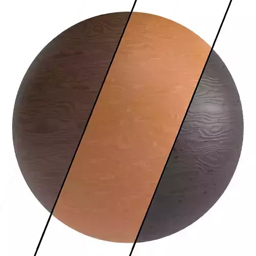 3 Wood Materials PBR 4k