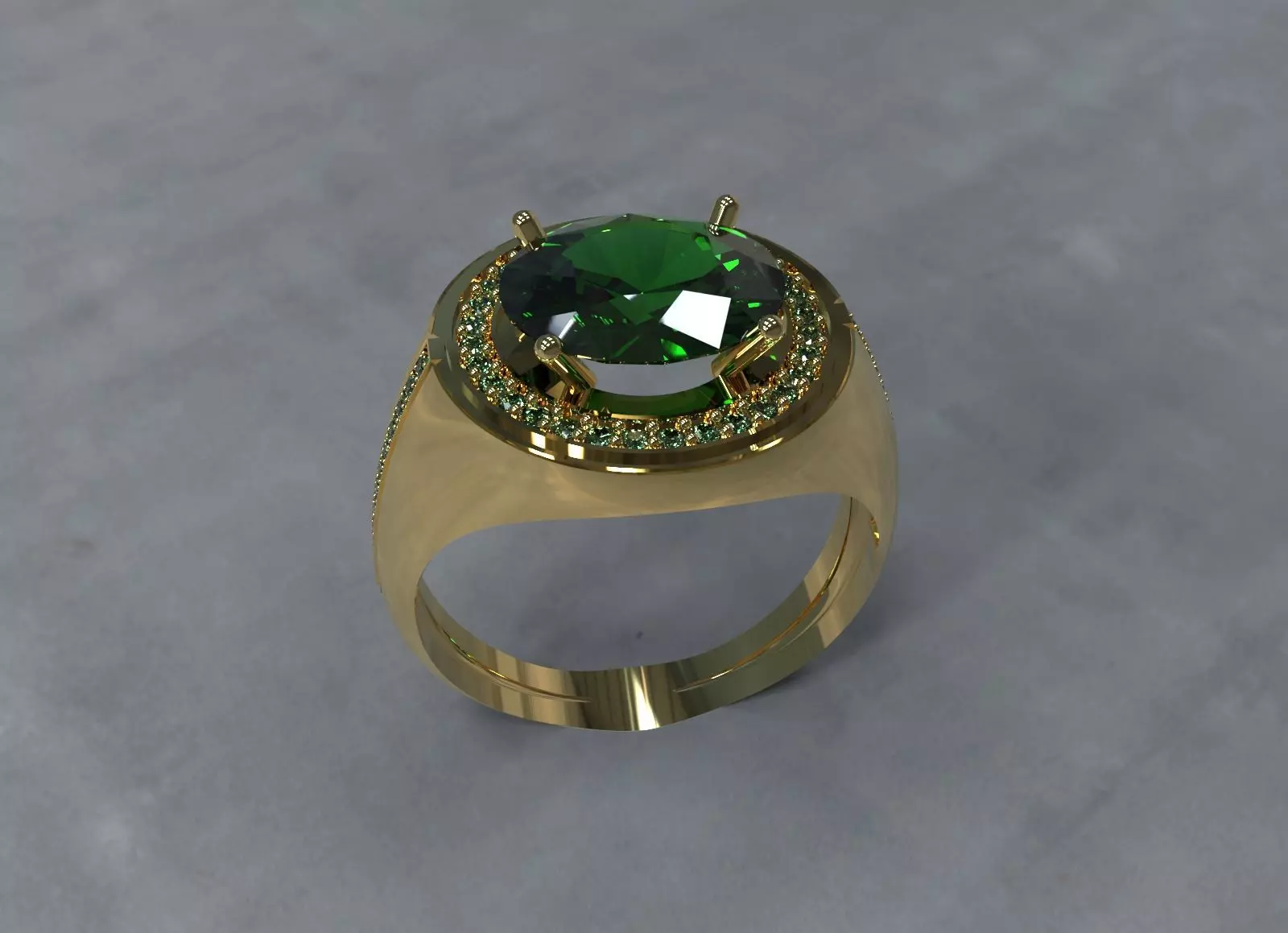 Solitaire ring Free 3D print model