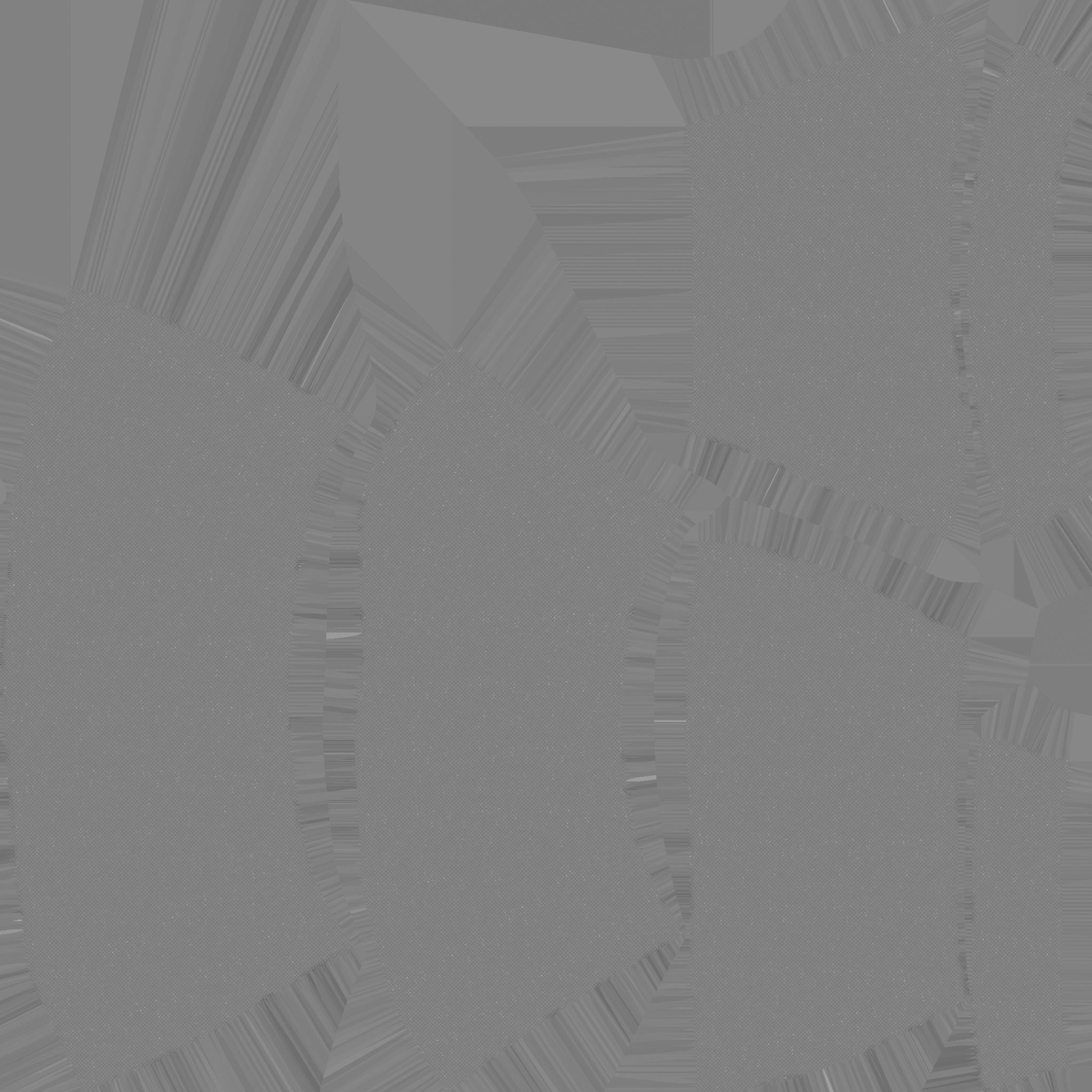 Yellow Plaid Skirt - Female Character Fashion Design Low-poly 3D model_15