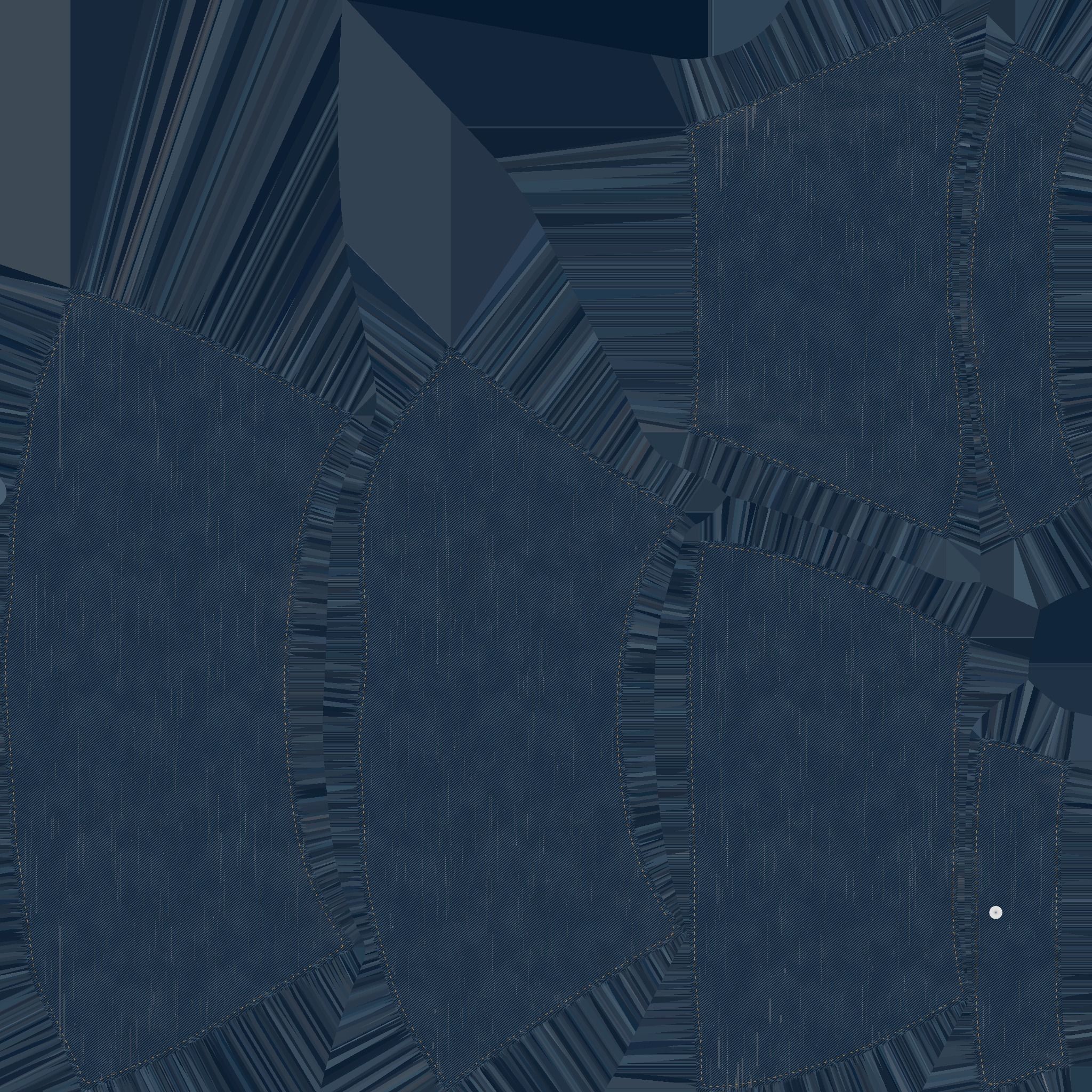 Jeans Female Skirt - Character Fashion Design Low-poly 3D model_12