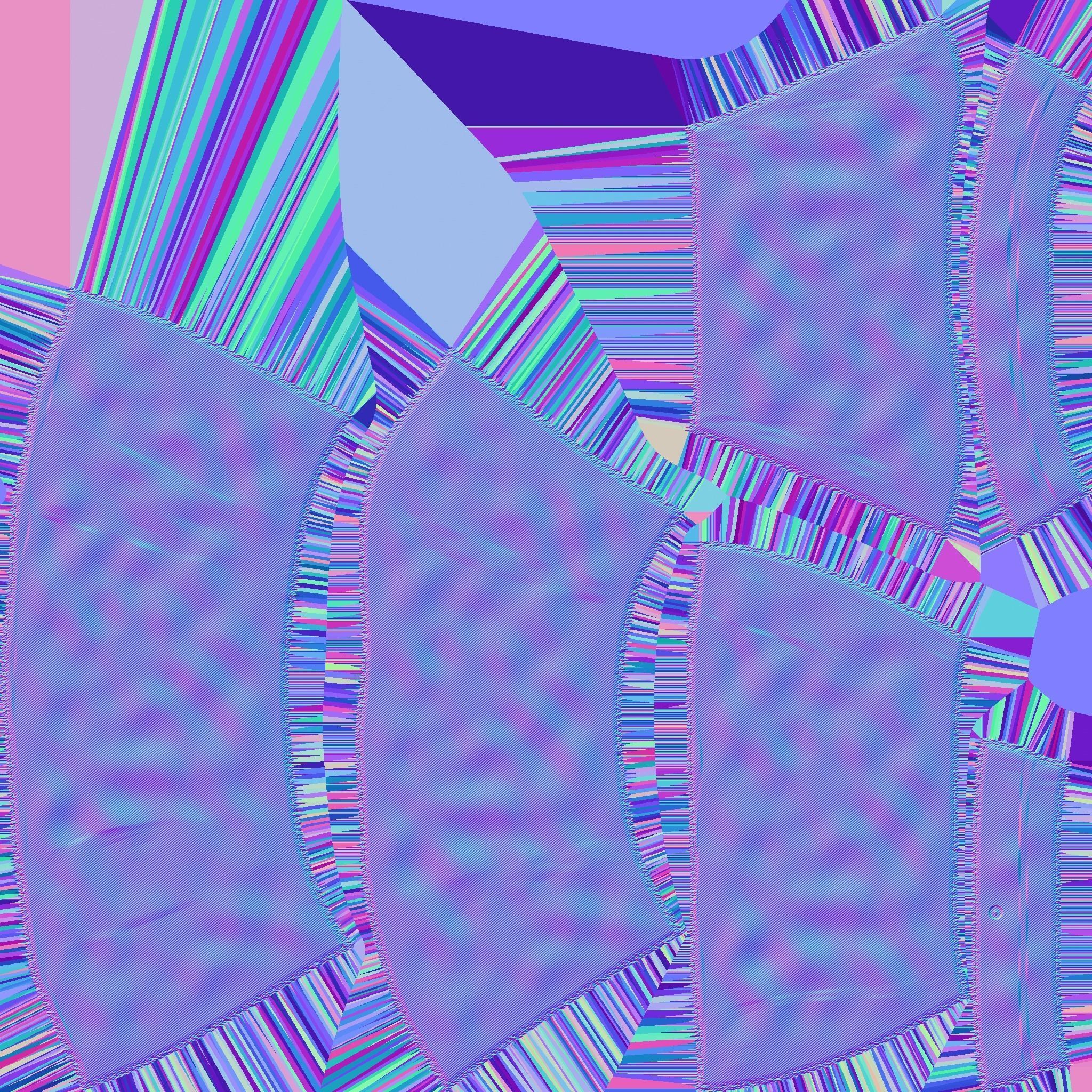 Jeans Female Skirt - Character Fashion Design Low-poly 3D model_13