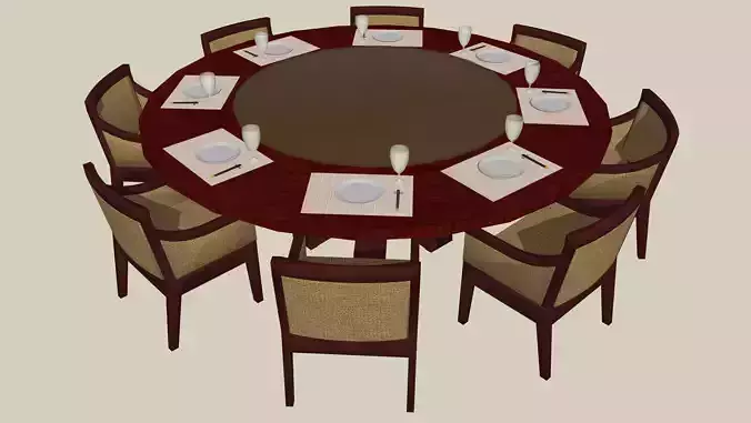 furniture round dining table with chairs