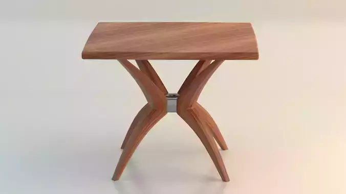 Table 1 side with wooden legs