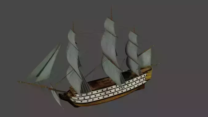 Stylish Big Wooden Ship