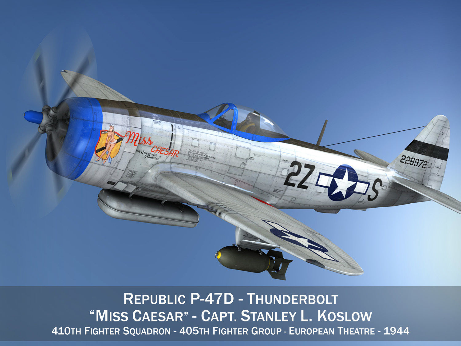 Republic P-47D Thunderbolt - Miss Caesar